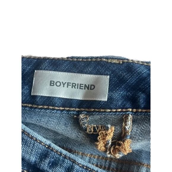 Torrid Denim Blue Jean Boyfriend Plus Size 26 Ripped Distressed Stretch 26R - Picture 7 of 7